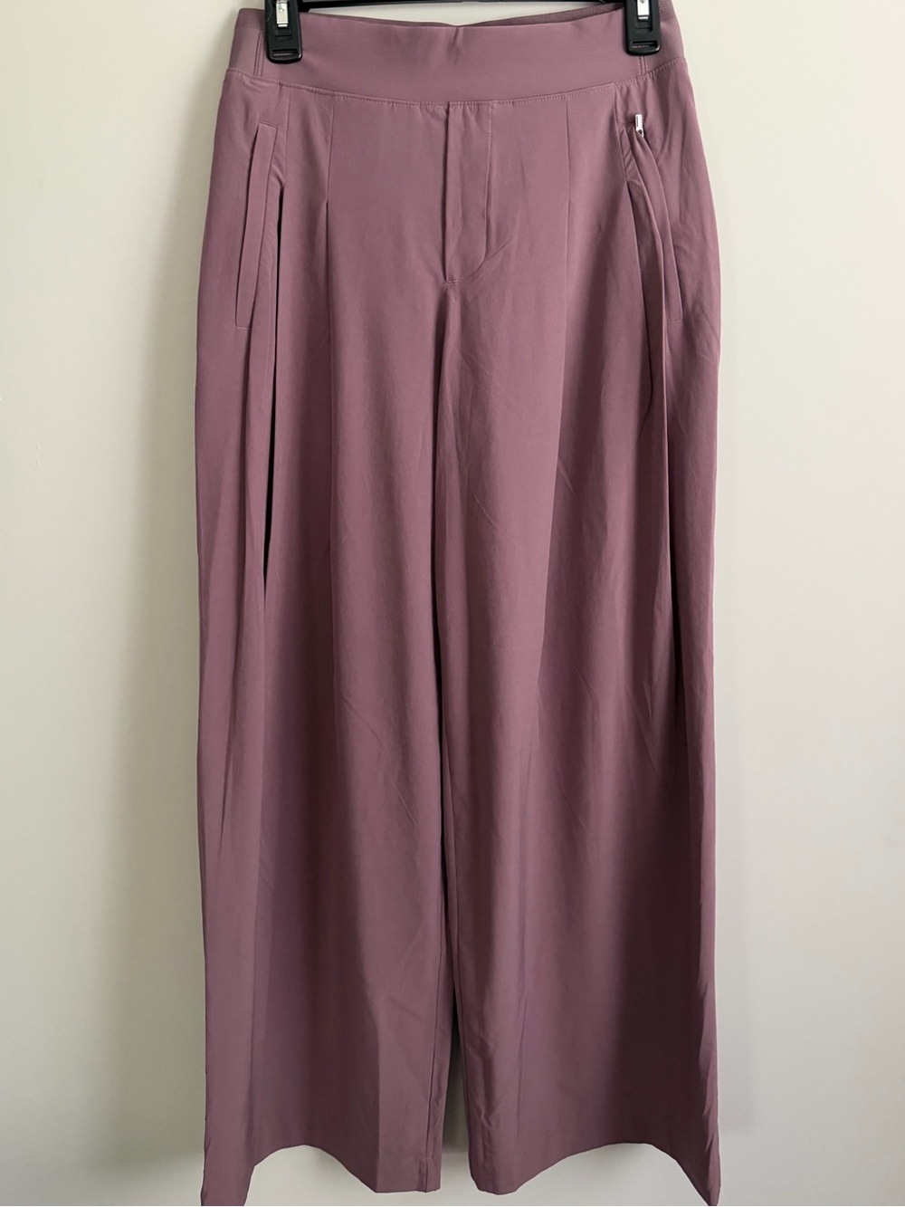 ATHLETA Brooklyn Heights High Rise Wide Leg Pant Sz 2 Mauve - Picture 6 of 7